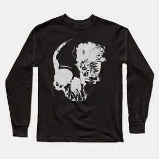 Floral Skull V1 Long Sleeve T-Shirt